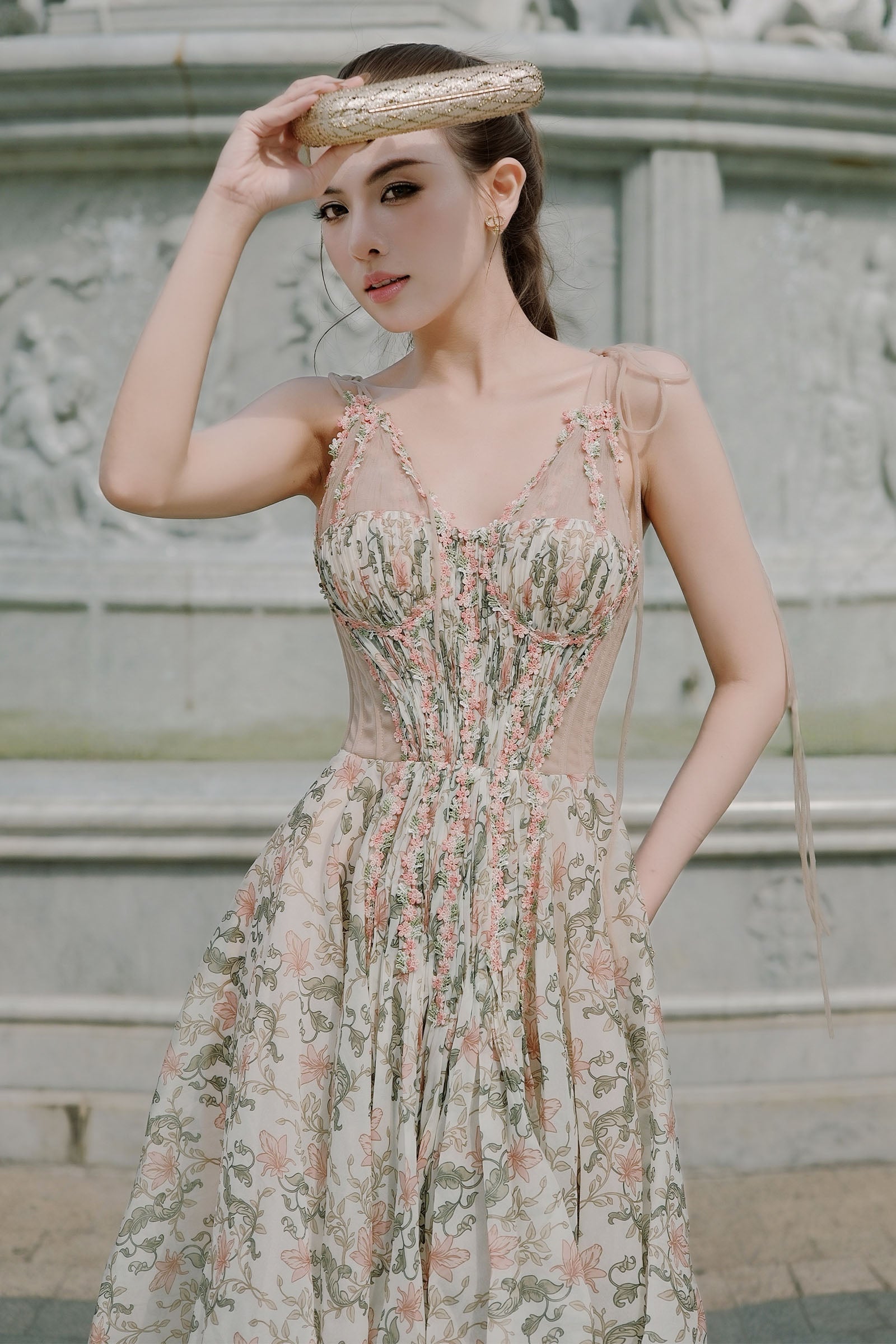 Florelis Illusion Maxi Dress