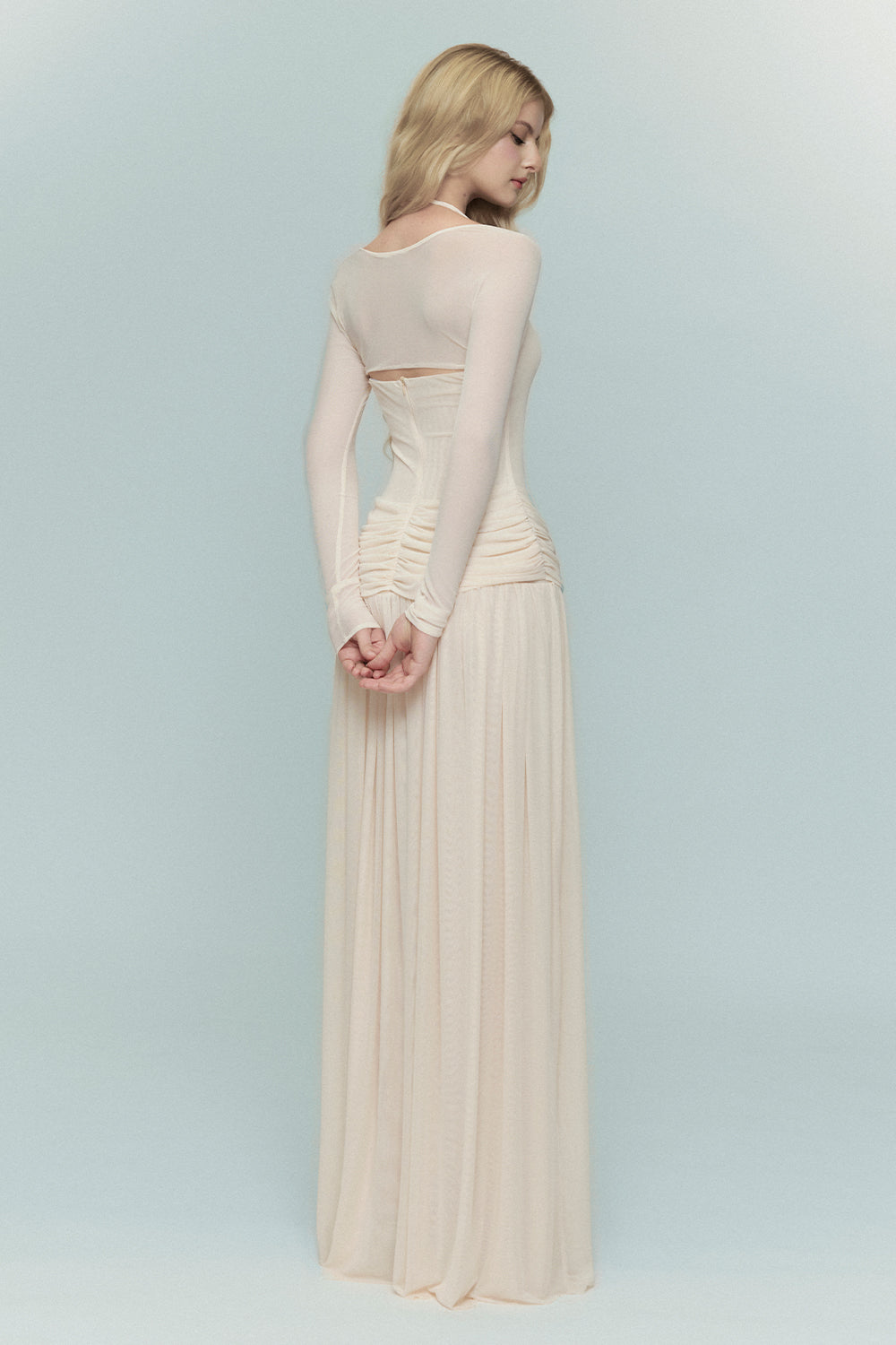 Lydia Halter Maxi Dress
