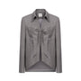 Gilmore Straight V-Neck Tweed Blazer
