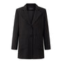 Ontario Straight Button Cotton Blend Blazer