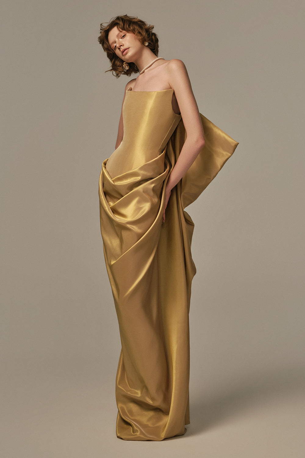 Palais Draped Maxi Dress