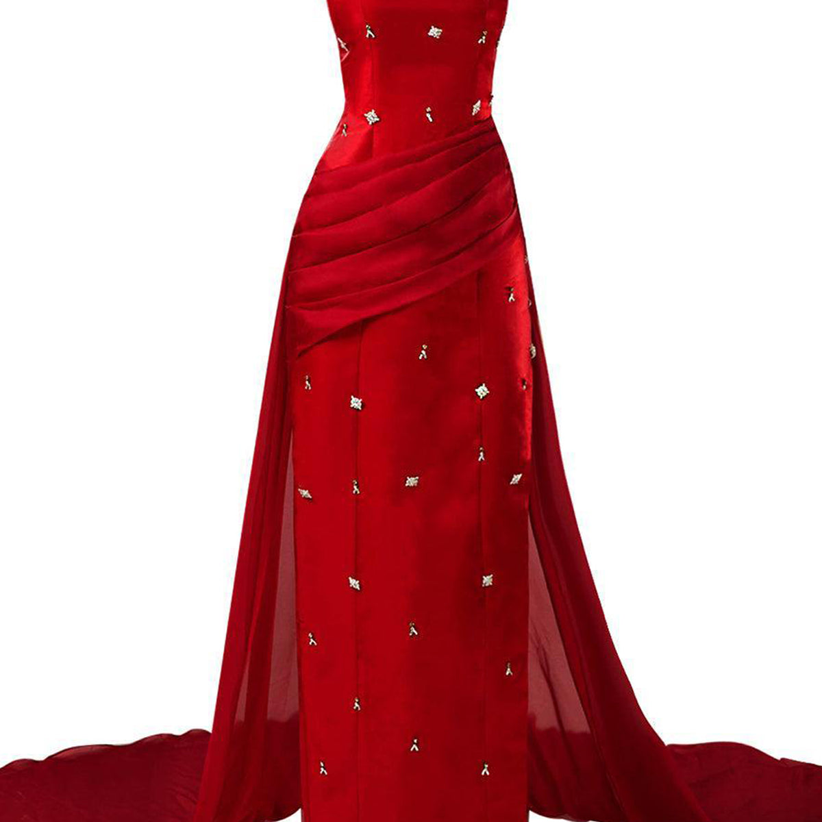 Thatcher Sheath Extended Flap Twill Floor Length Dress