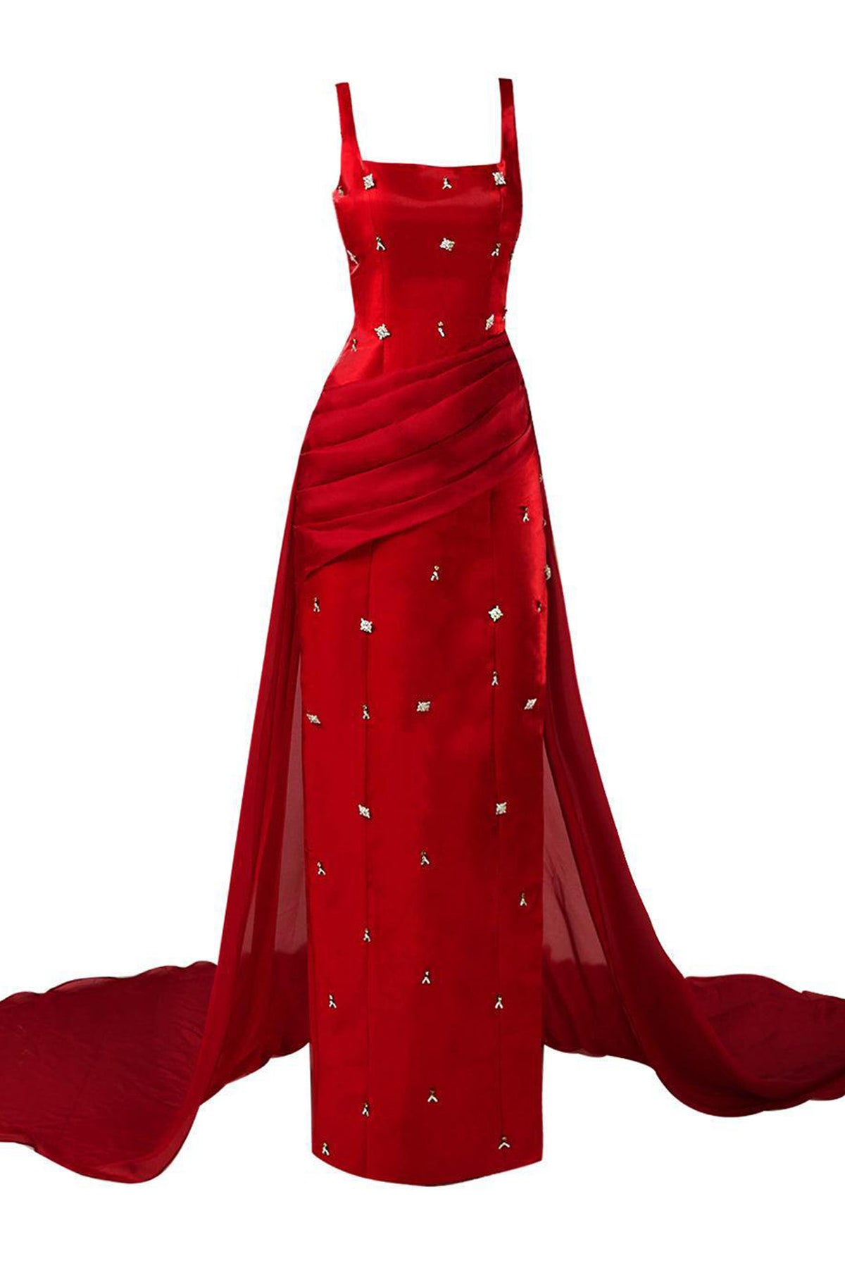 Thatcher Sheath Extended Flap Twill Floor Length Dress