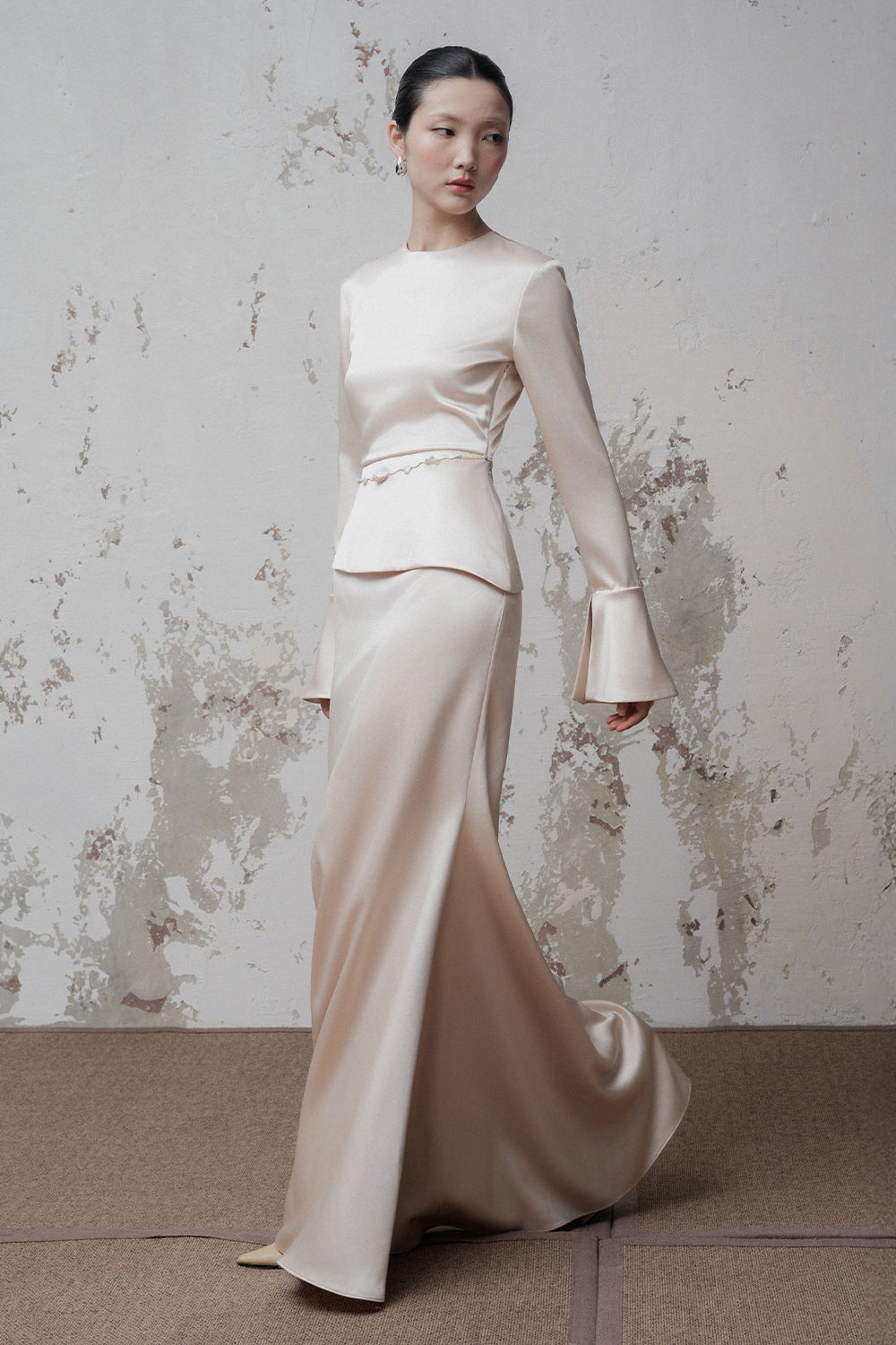 Lior Bell Sleeve Maxi Dress