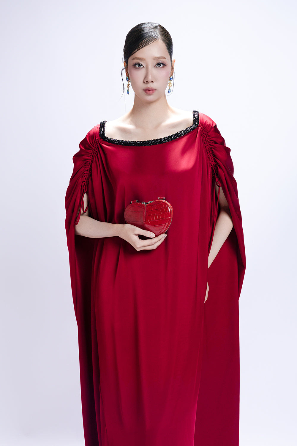 Calypso Cocoon Gathering Maxi Dress