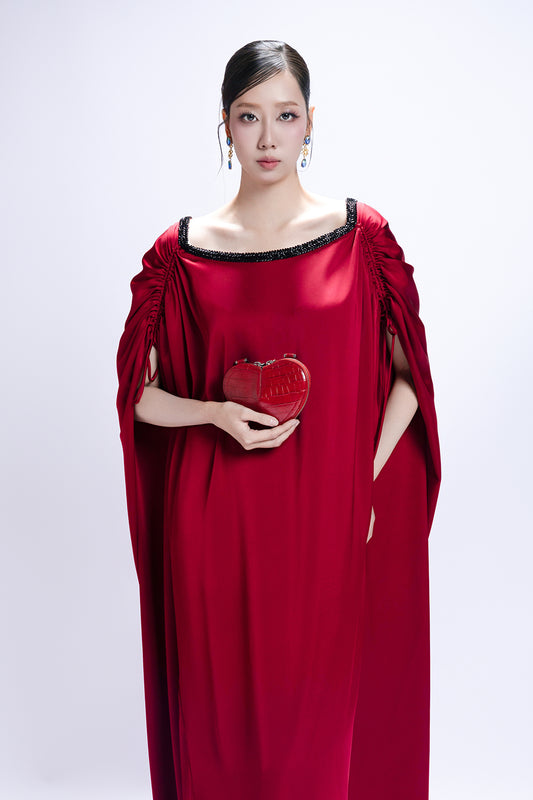 Calypso Cocoon Gathering Maxi Dress