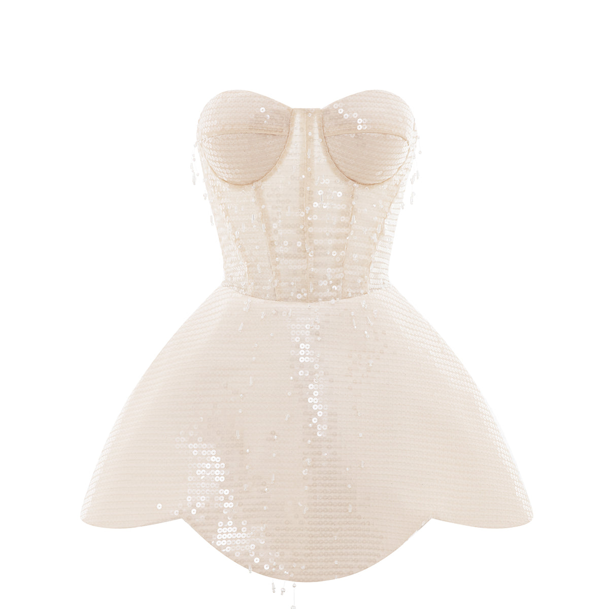 Dotty Sequin Mini Dress