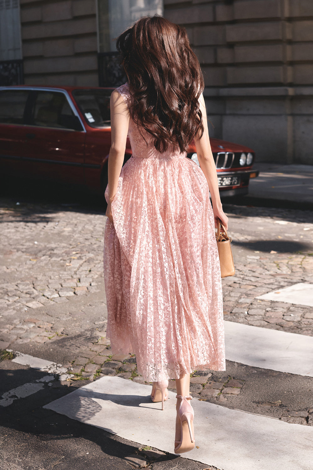 Orchid A-line Midi Dress