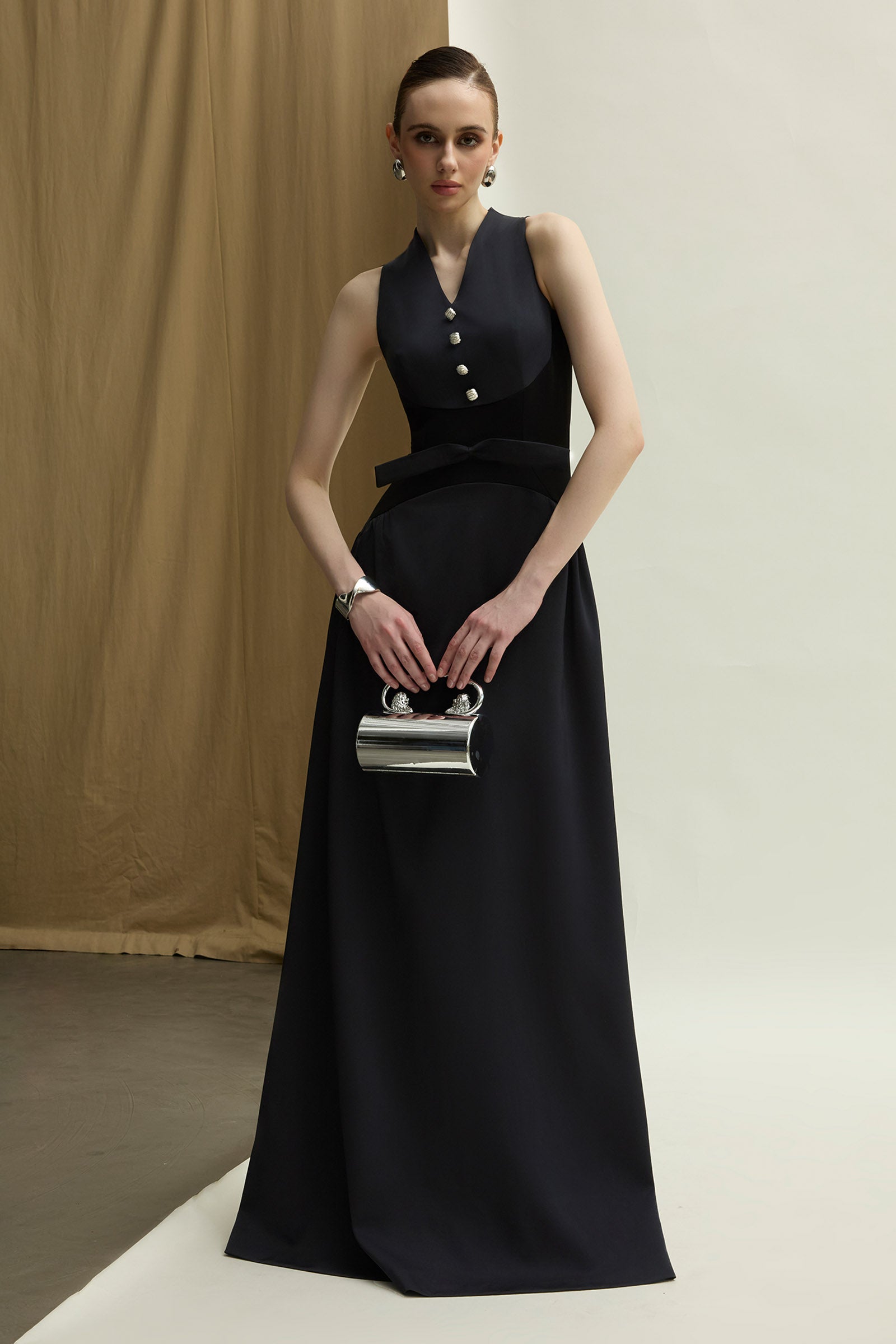 Richmond A-line Ribbon Maxi Dress