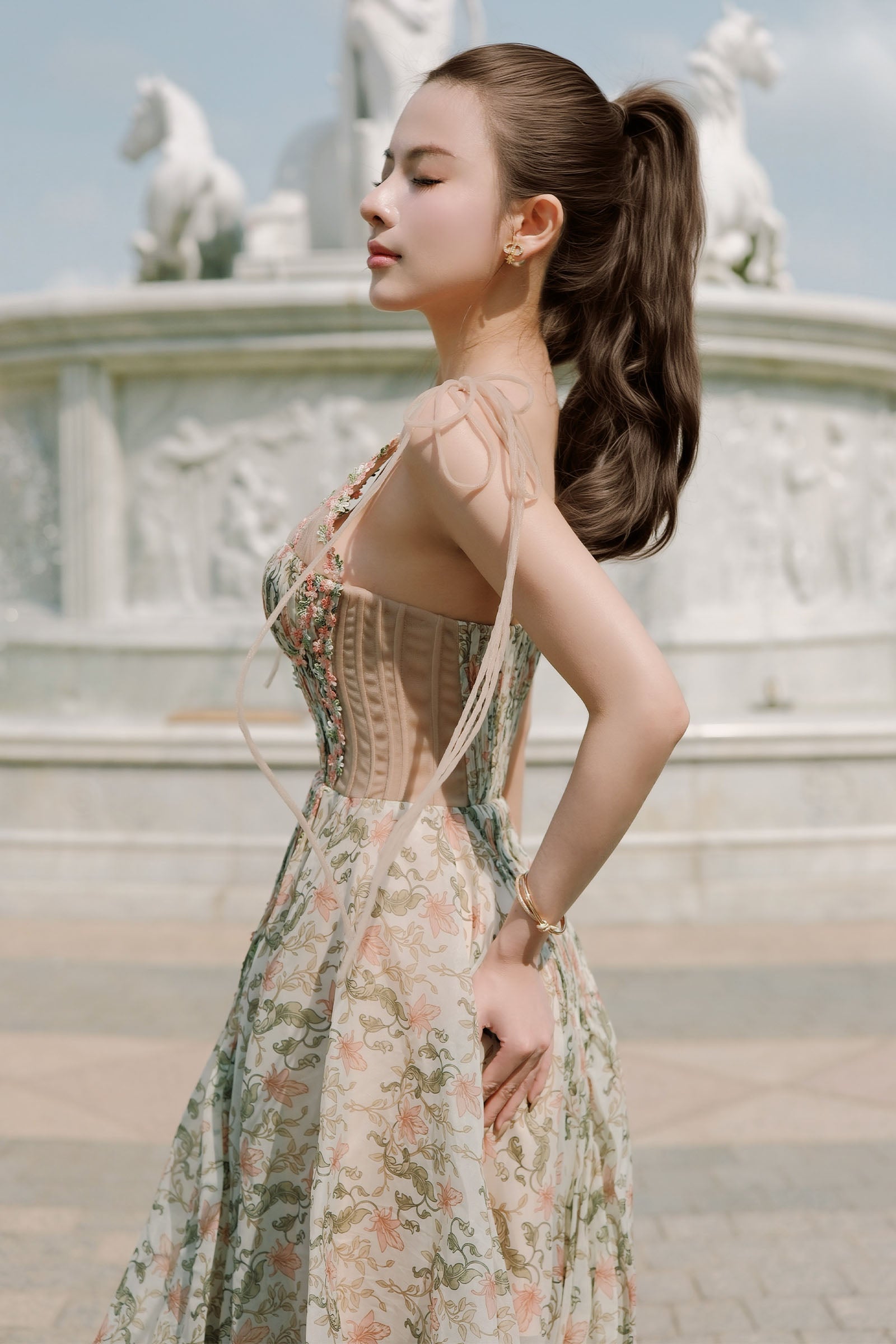 Florelis Illusion Maxi Dress