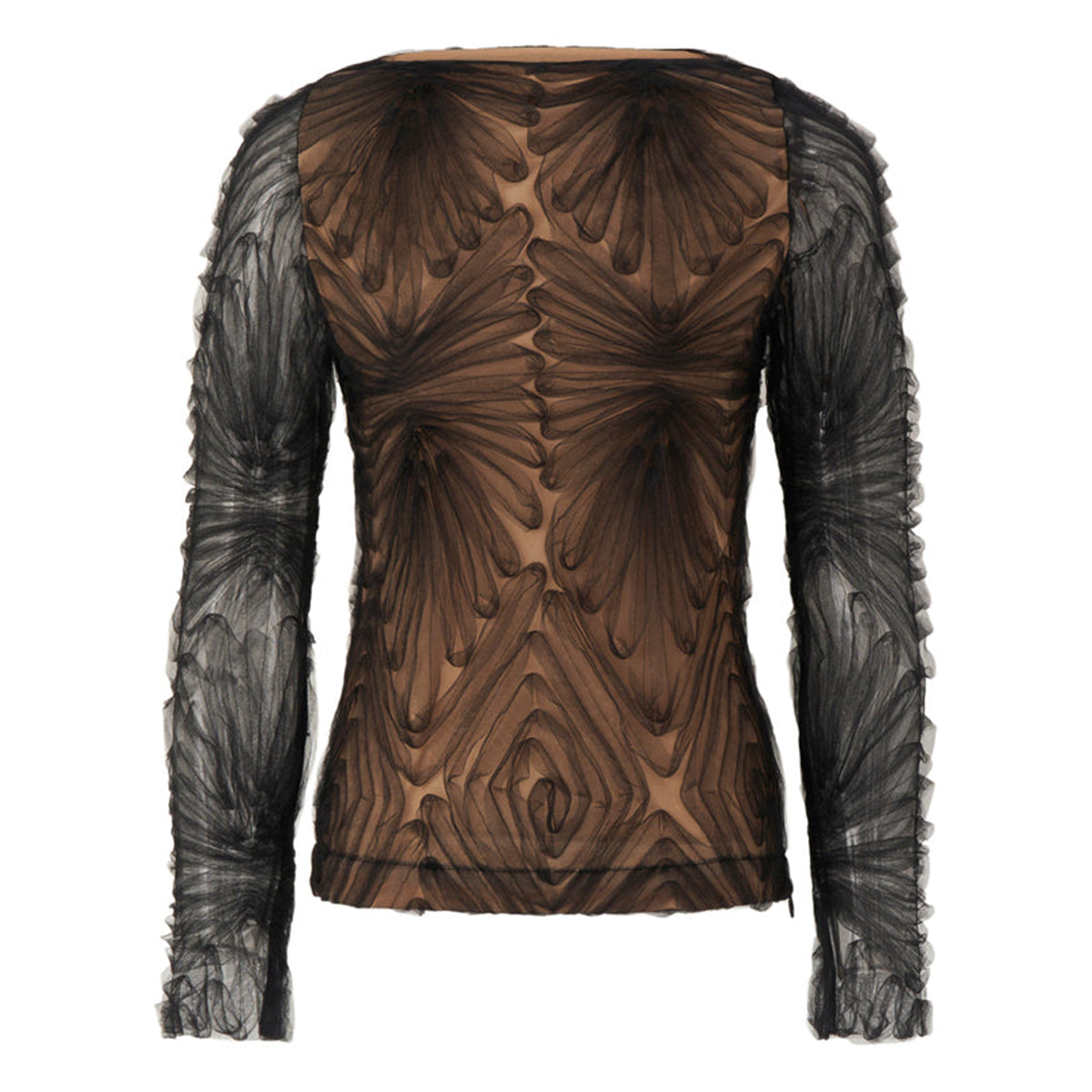 Moss Boat Neck Gathering Top