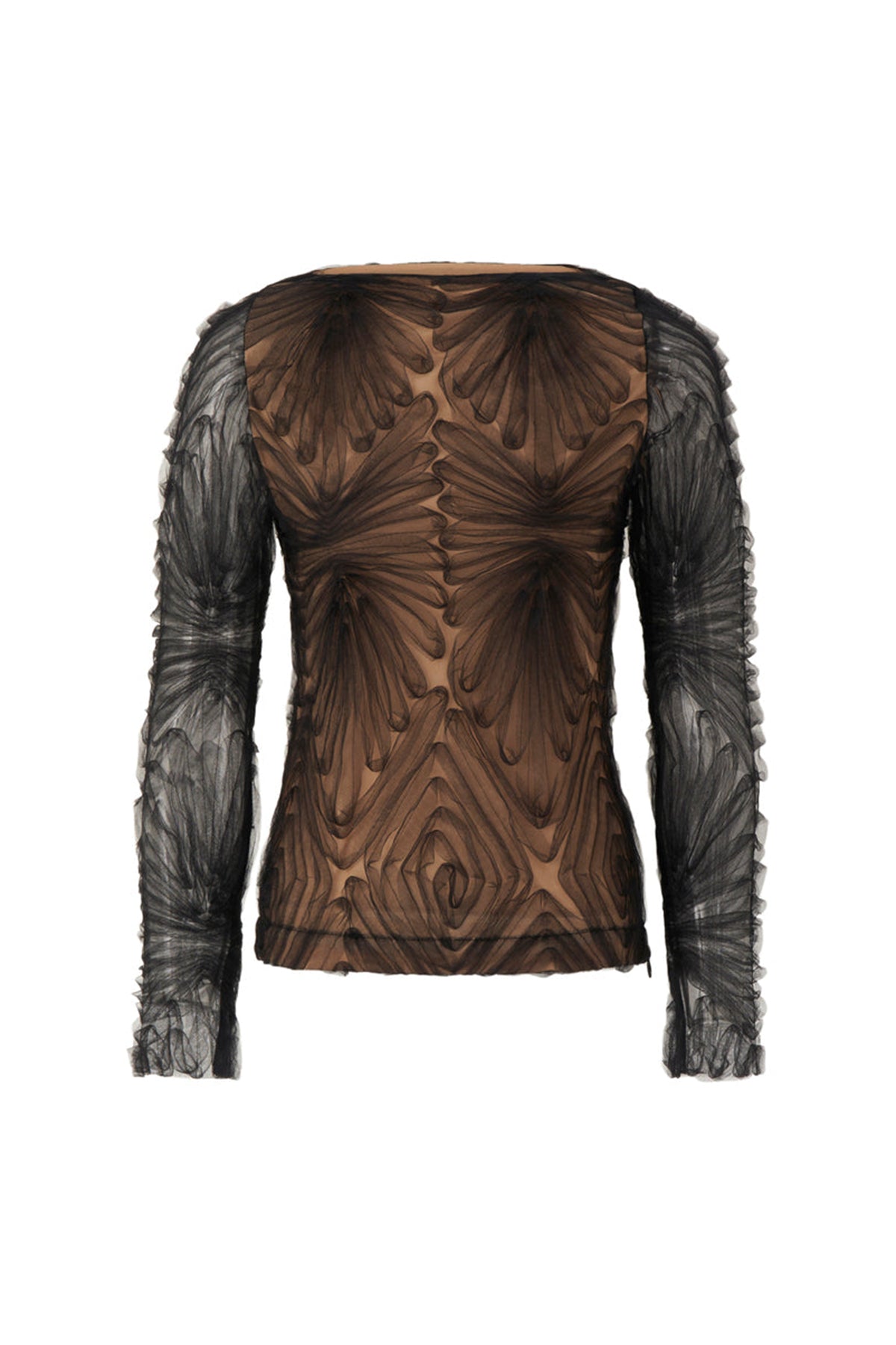 Moss Boat Neck Gathering Top