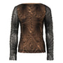 Moss Boat Neck Gathering Top