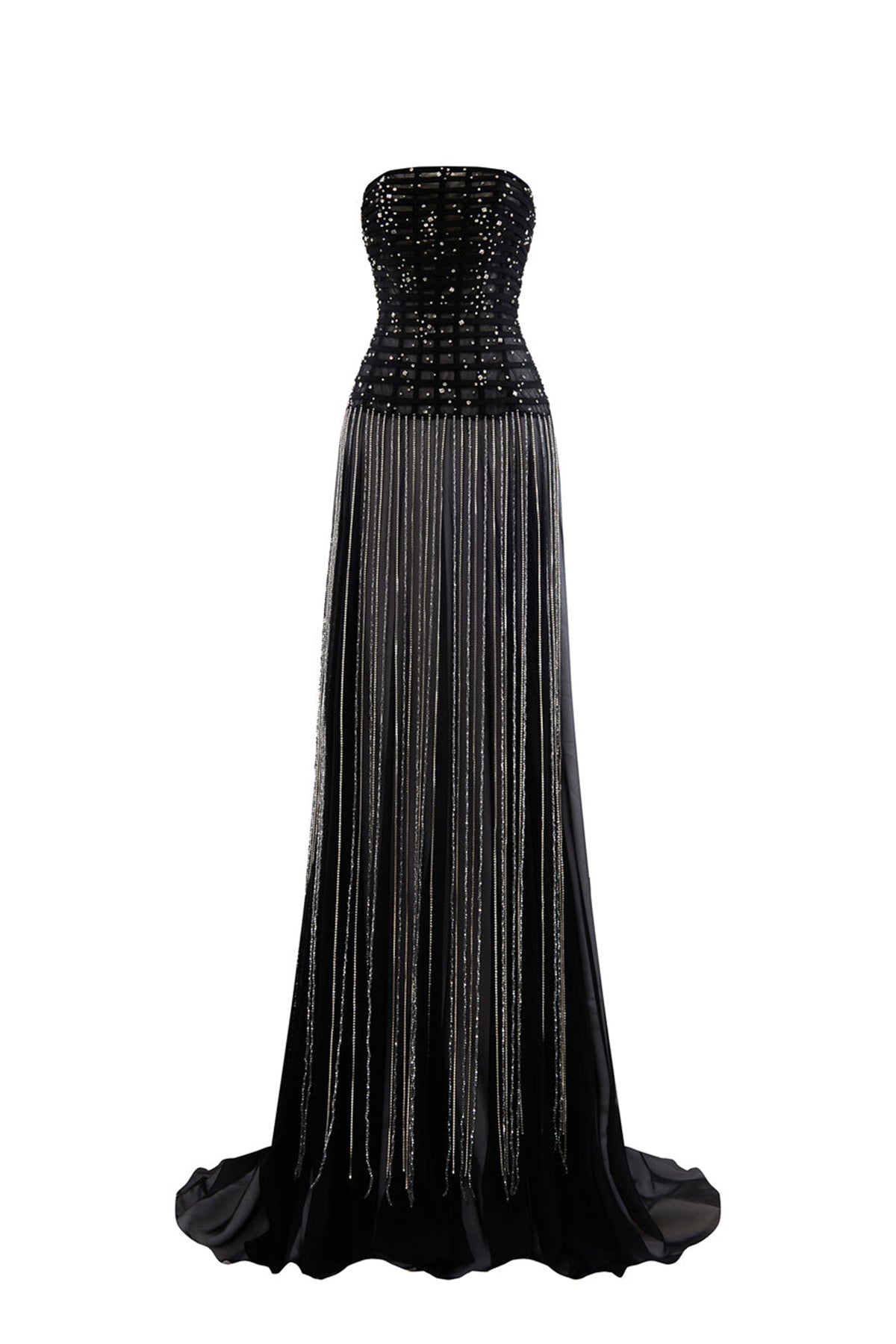see through chiffon dress Women's Syrene A-line See-Through Floor Length Customize Black MEAN BLVD mother-of Which Color Lipstick Suits ensuring you look and Style:N85C4115