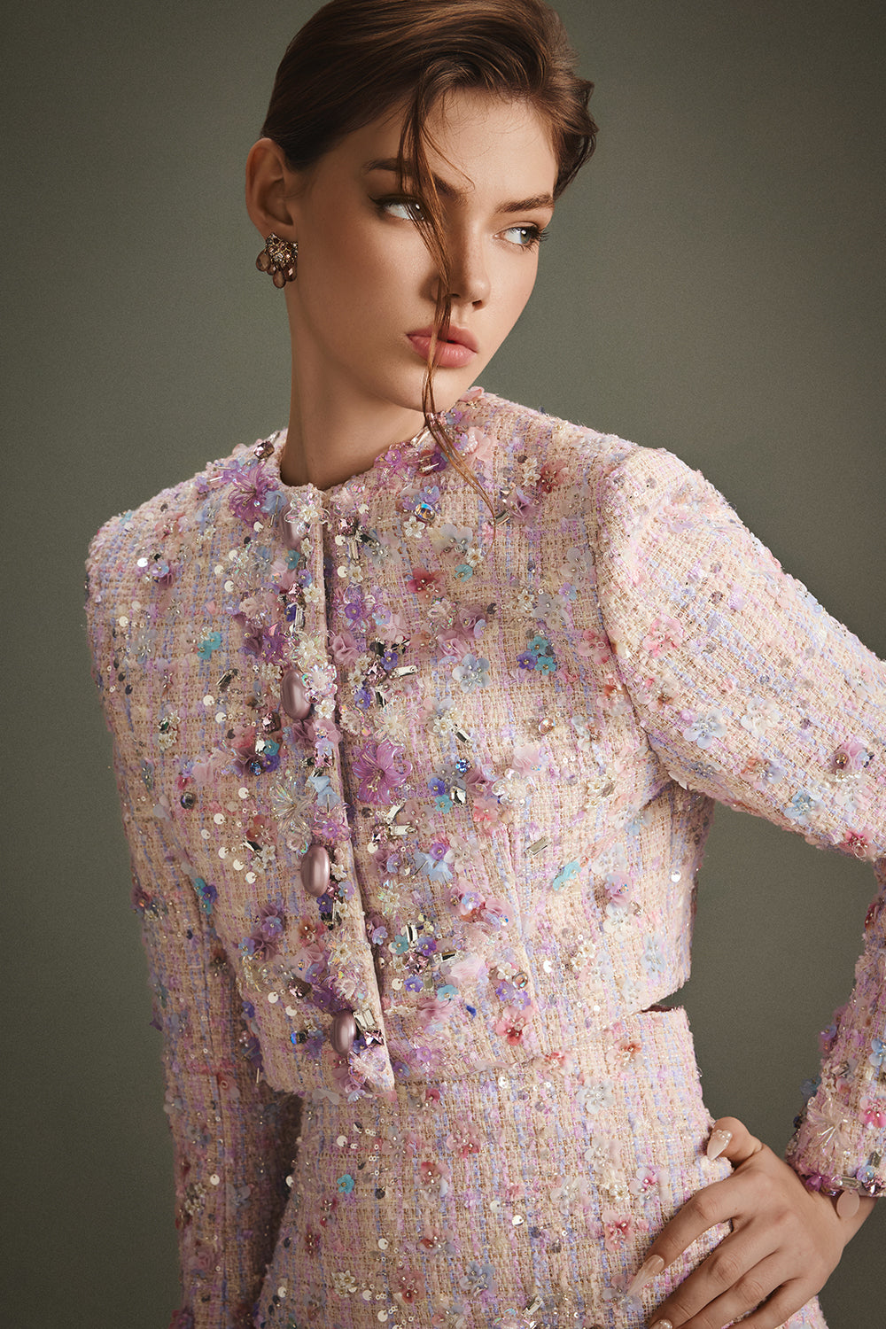 Iris Applique Jacket