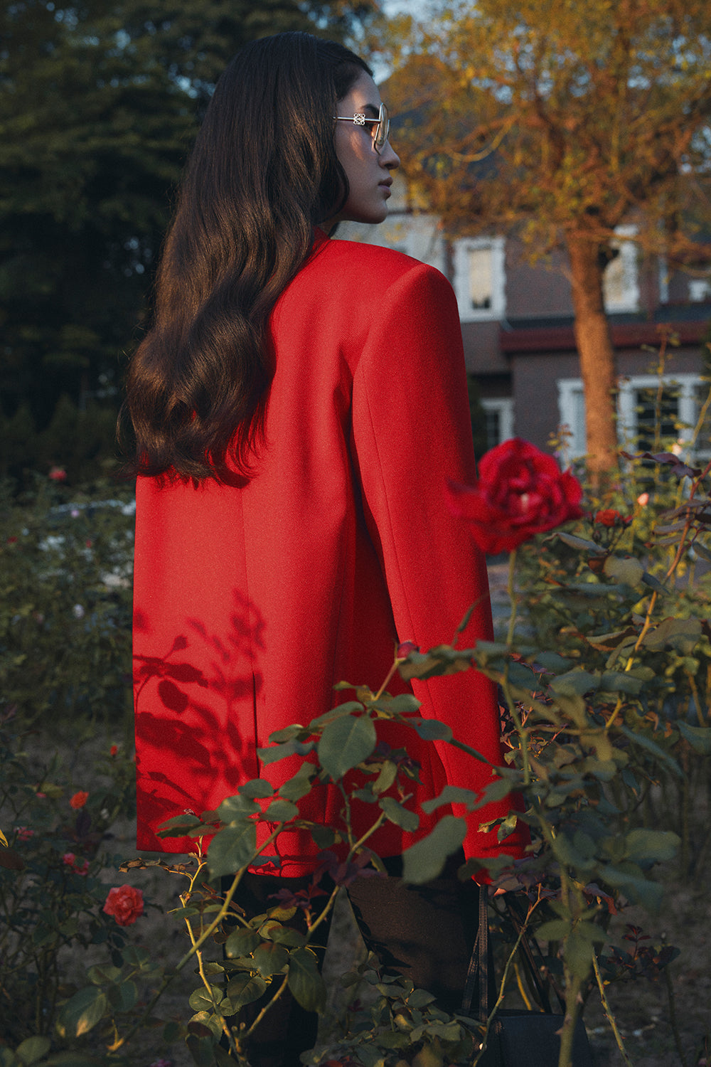 Christina Straight Cotton Blazer