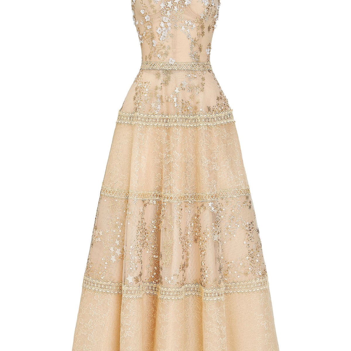 Celestine Square Neck Midi Dress