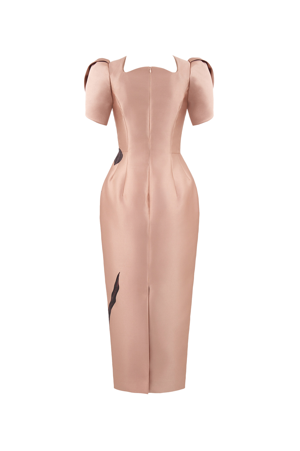 Myrica Tulip Sleeve Midi Dress