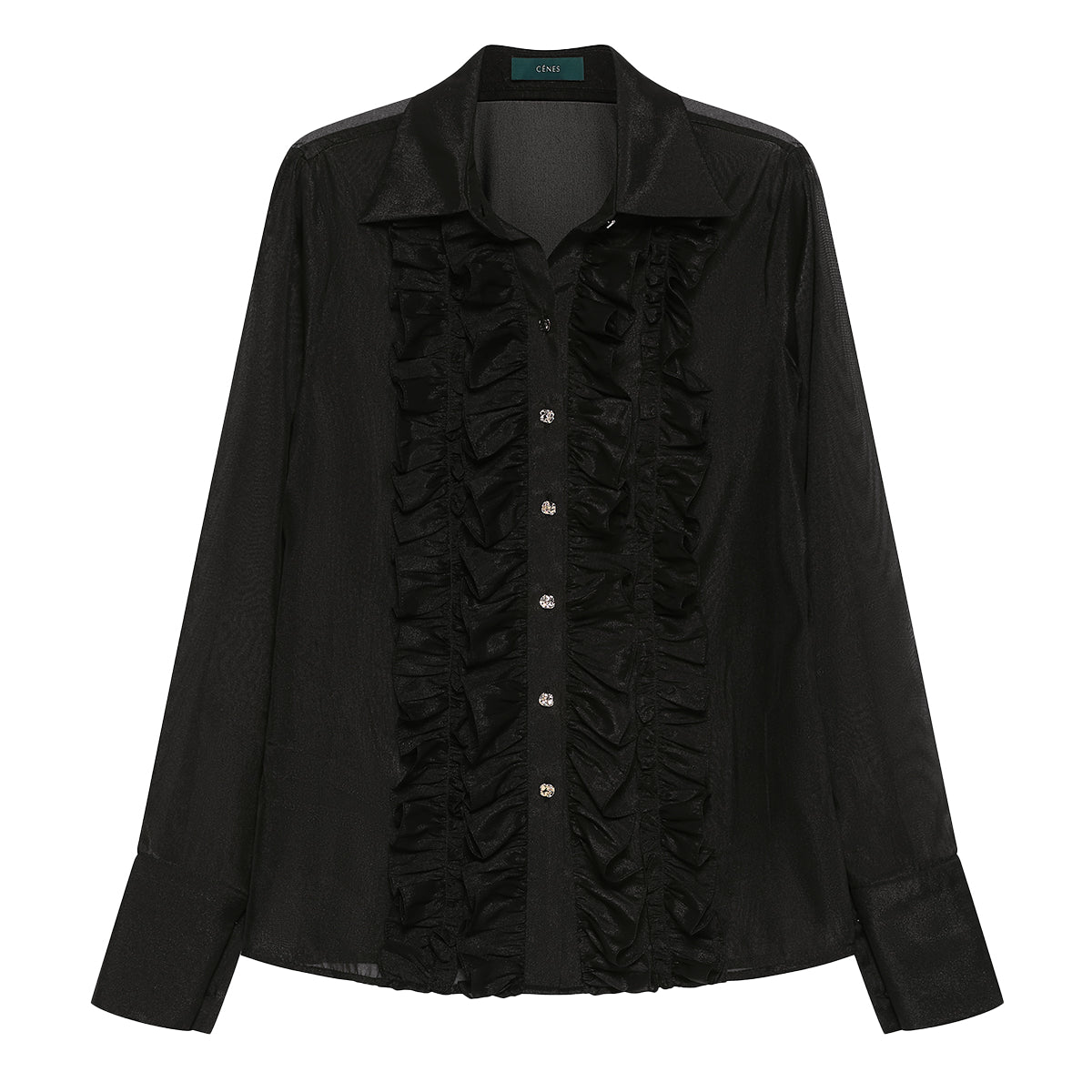 Demetria Ruffle Shirt