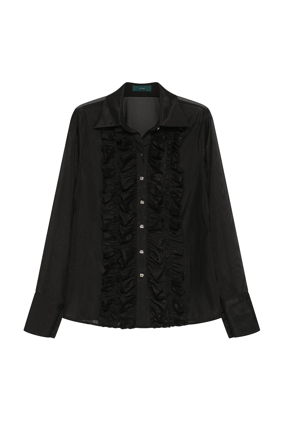 Demetria Ruffle Shirt