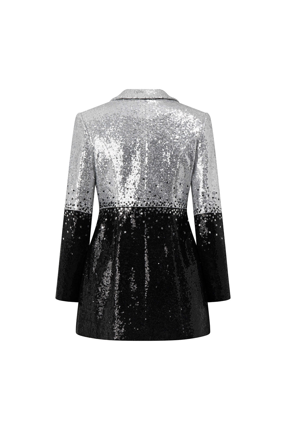 Larrisa Structured Sequin Tulle Blazer
