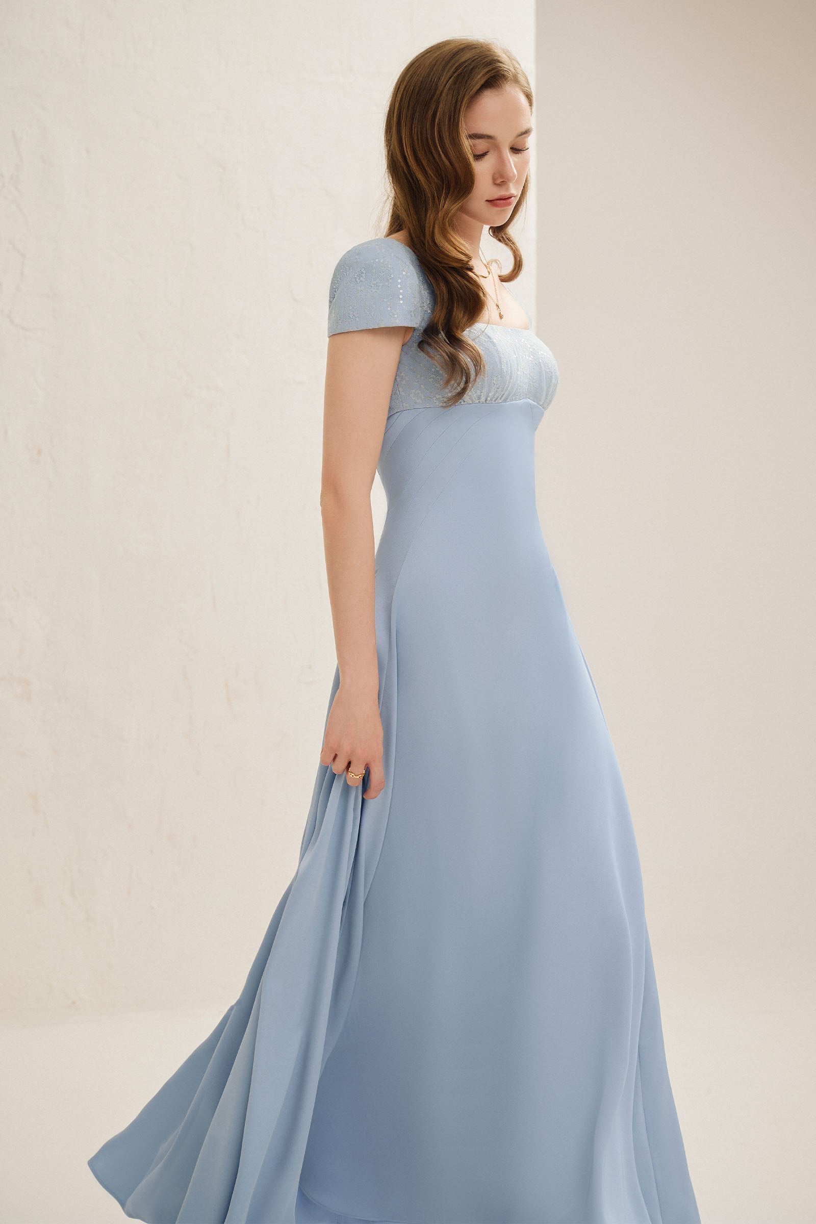 Liara Square Neck Maxi Dress
