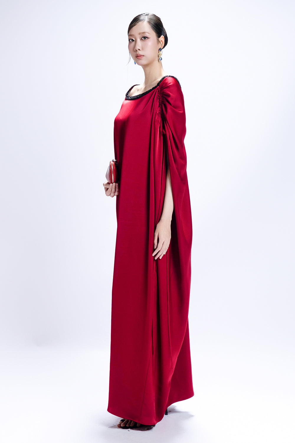 Calypso Cocoon Gathering Maxi Dress