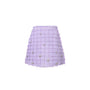 Primelle A-line Fringed Tweed Mini Skirt