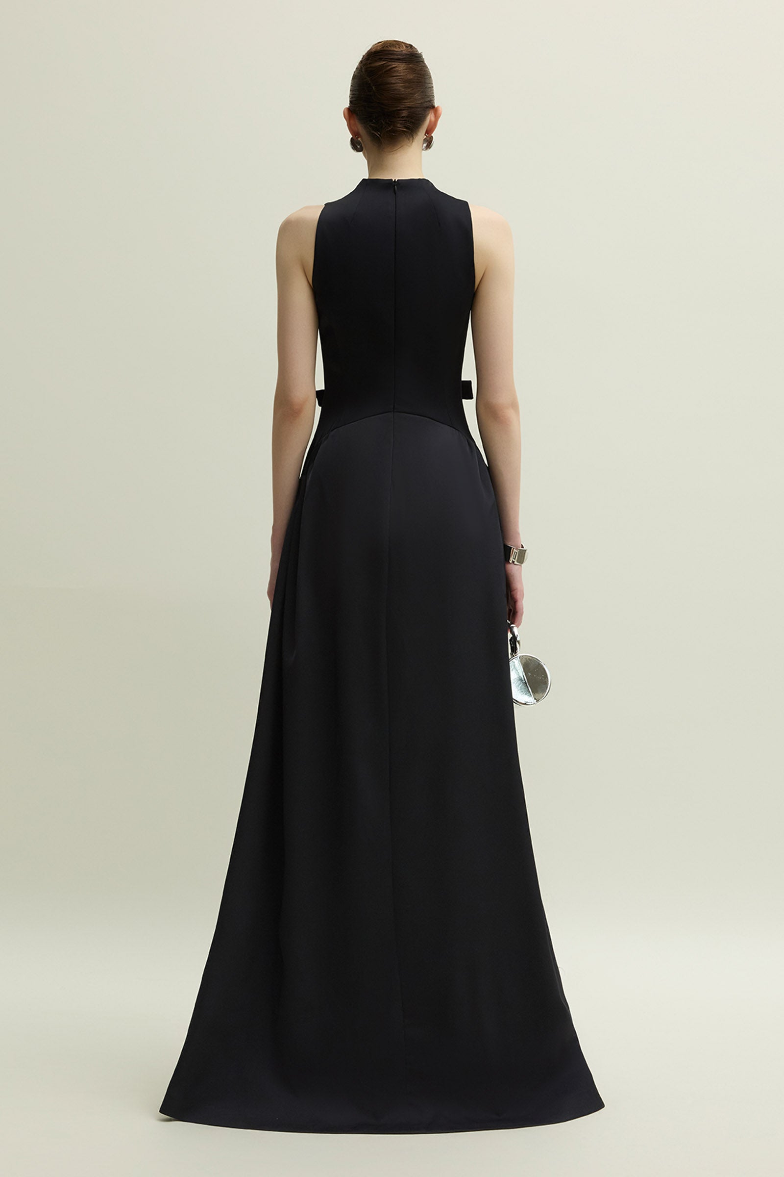 Women's Richmond A-line Ribbon Maxi Dress S/M/L/XL/XXL/Customize Black MEAN BLVD Women's Richmond A-line Ribbon Maxi Dress S/M/L/XL/XXL/Customize Black MEAN BLVD