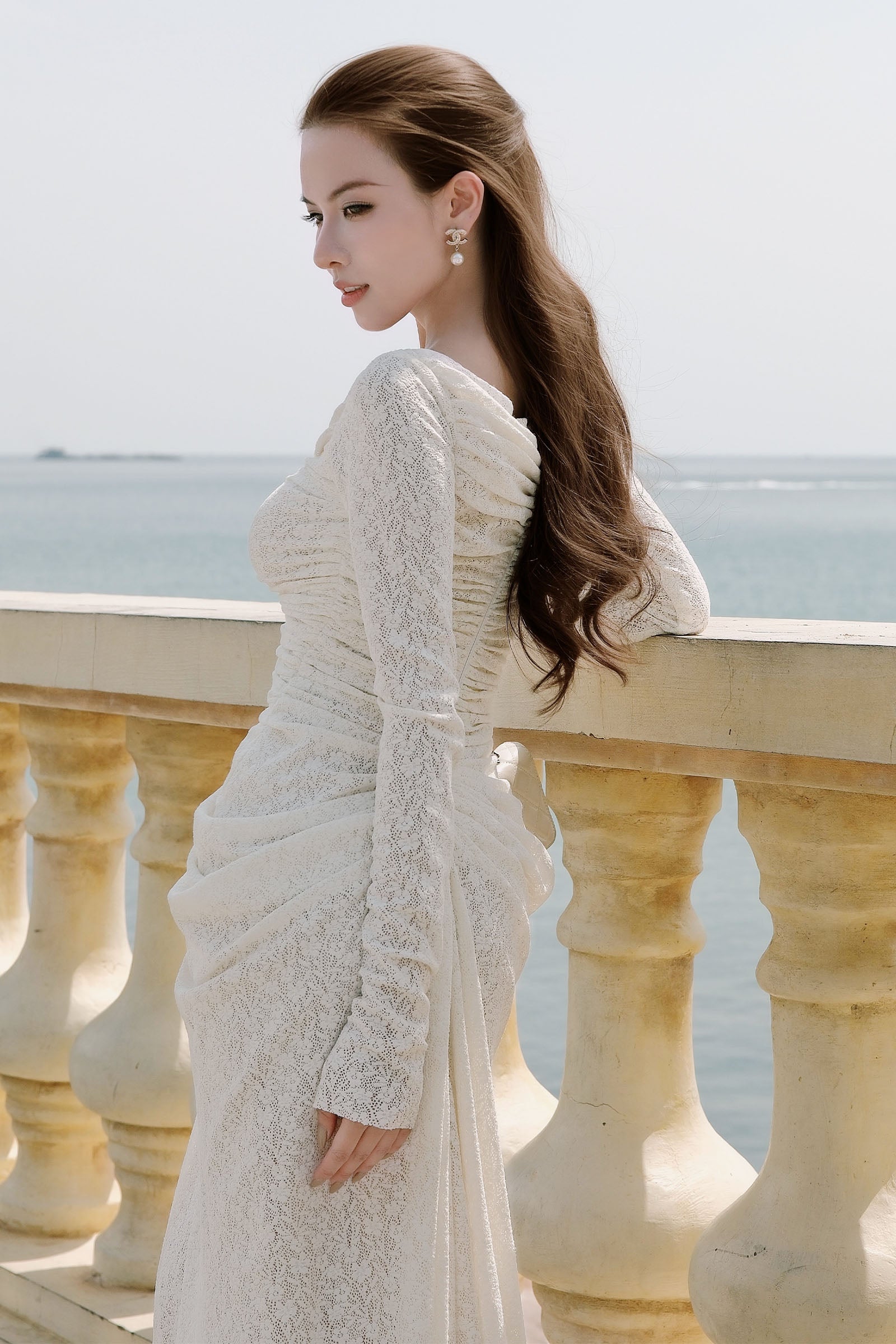 Corvea Ruched Maxi Dress
