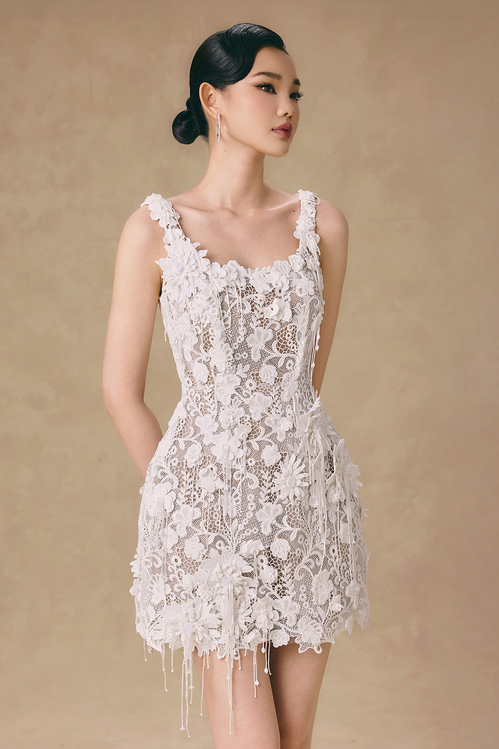 Kiran Applique Mini Dress