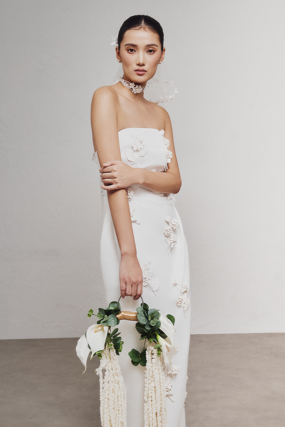Ovien Applique Maxi Dress