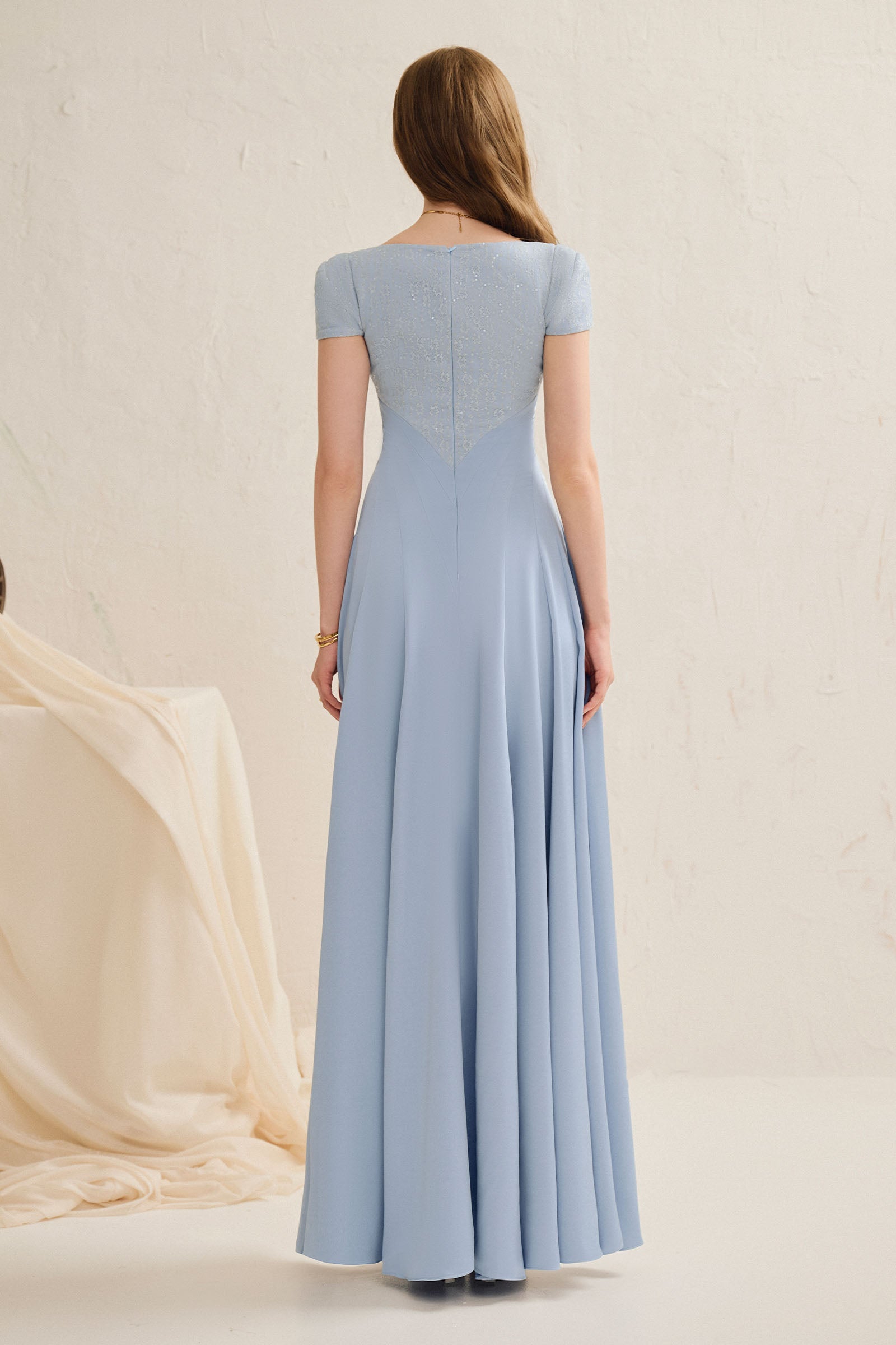 Liara Square Neck Maxi Dress