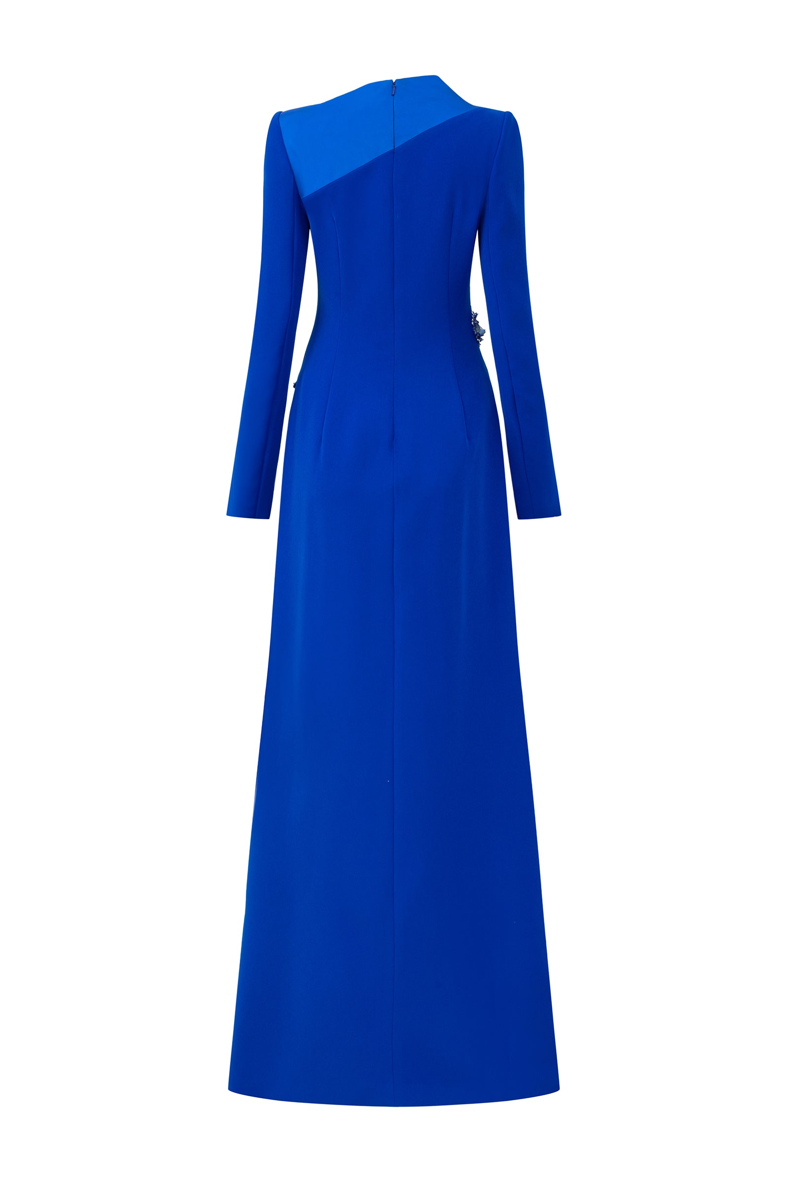 Nova Asymmetric Neck Maxi Dress
