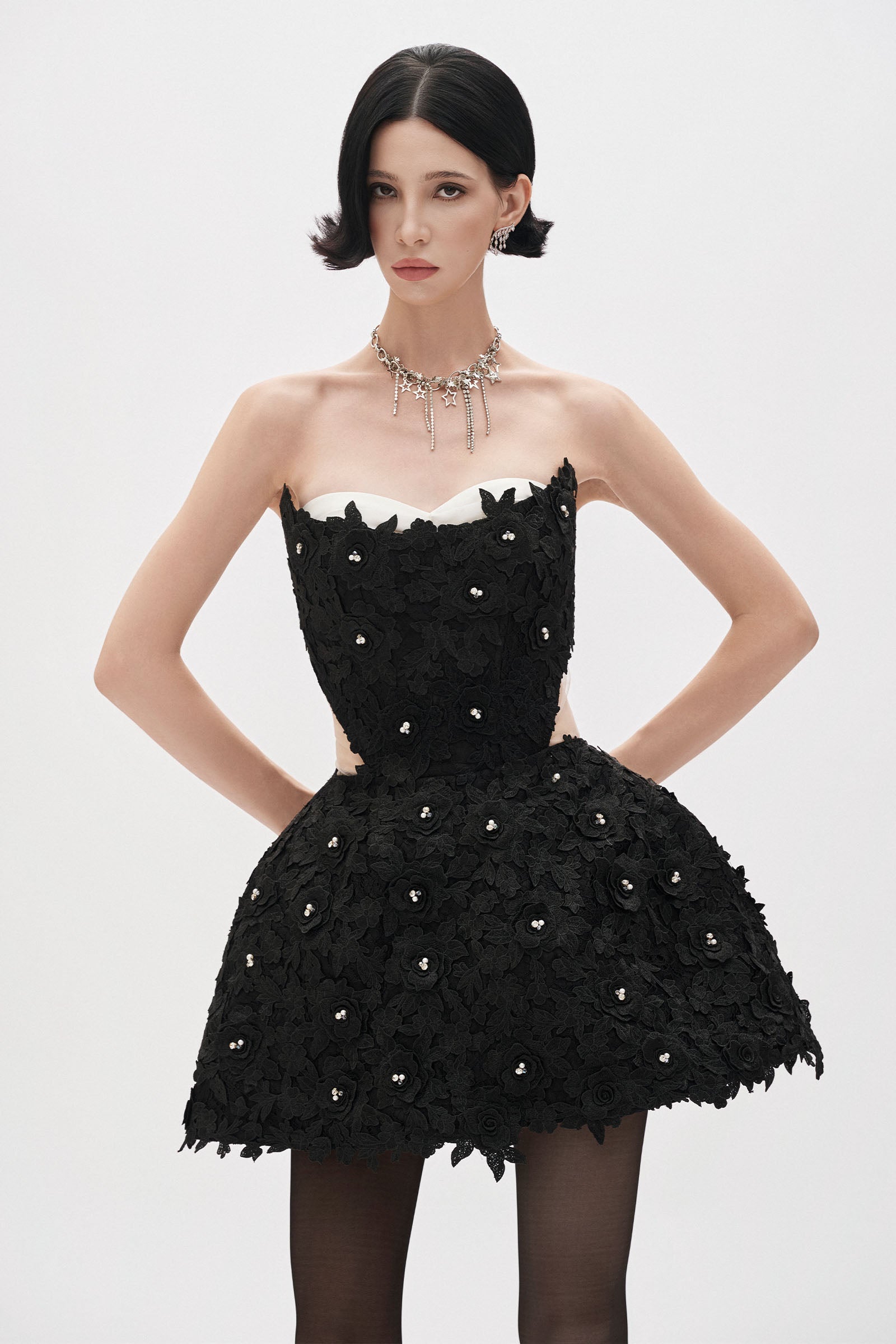 Helena Applique Mini Dress