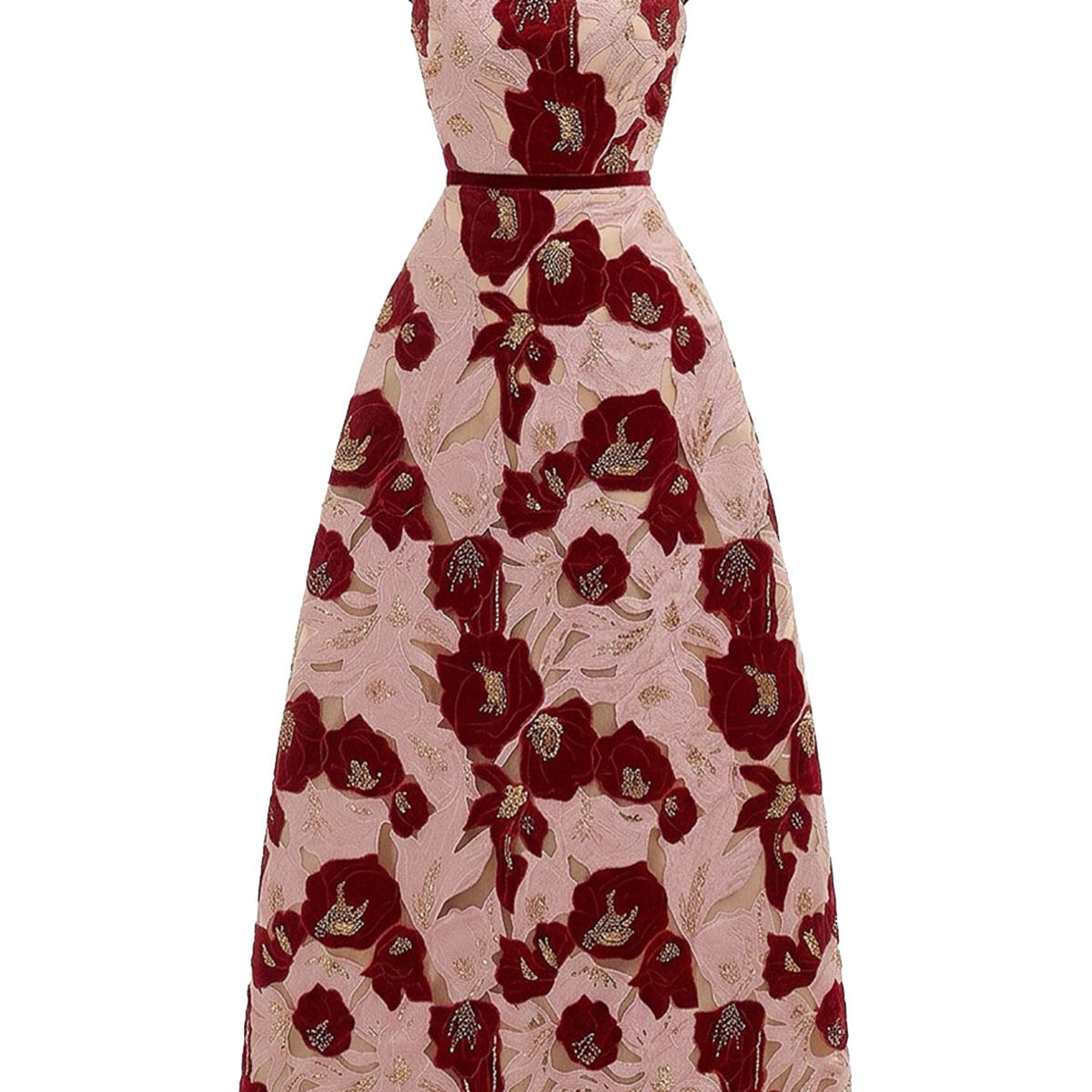 Fiora Embroidery Maxi Dress