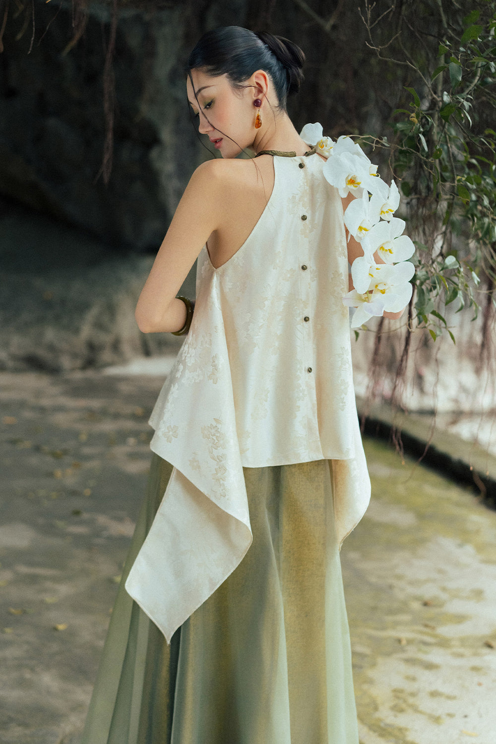 Hoa Dan A-line Set