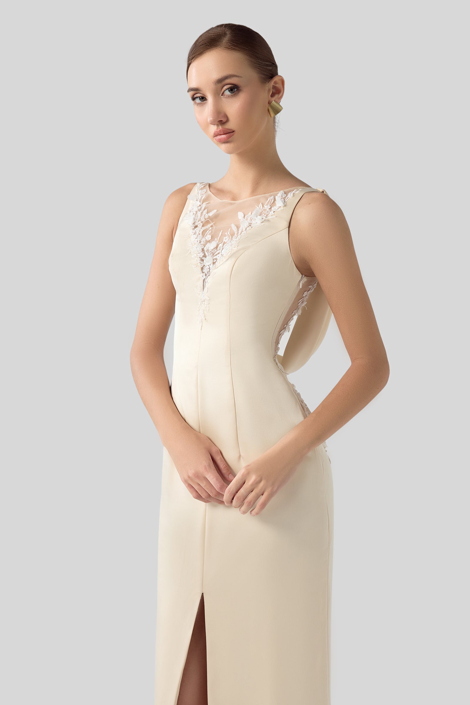 Serena Illusion Maxi Dress