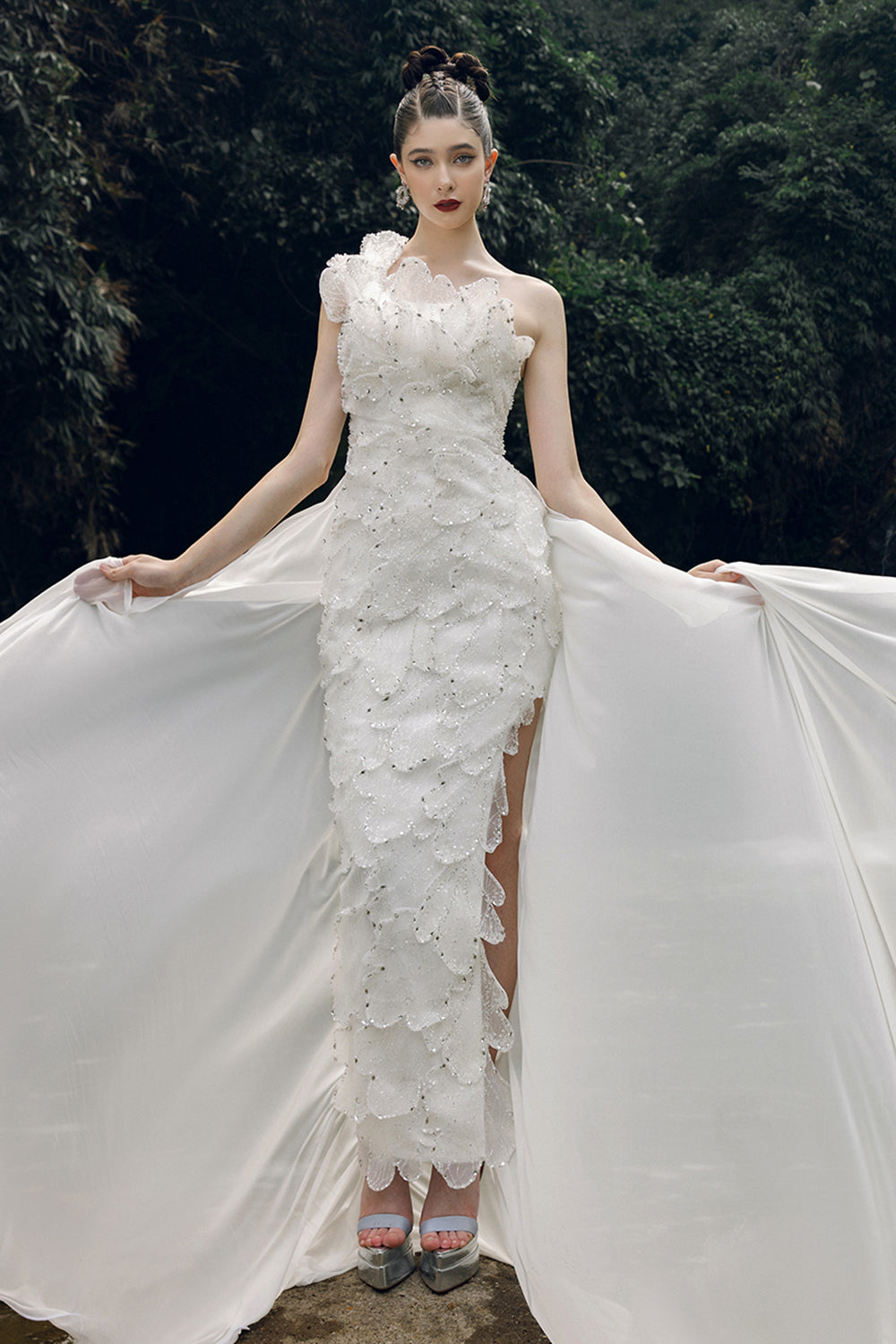 Opaline Crepe Maxi Dress