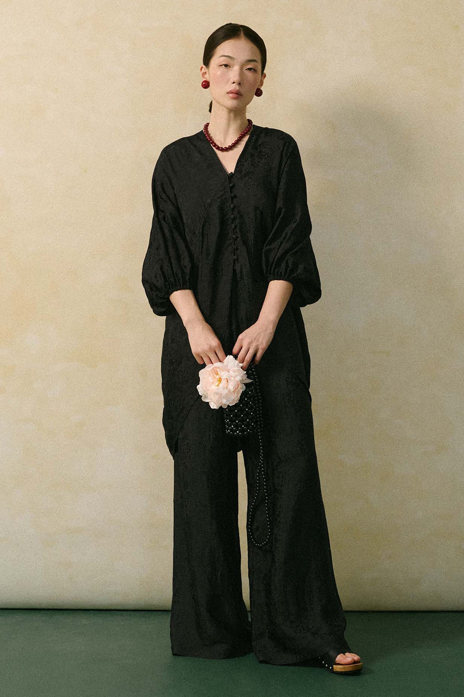 Hong Van Bishop Sleeve Top