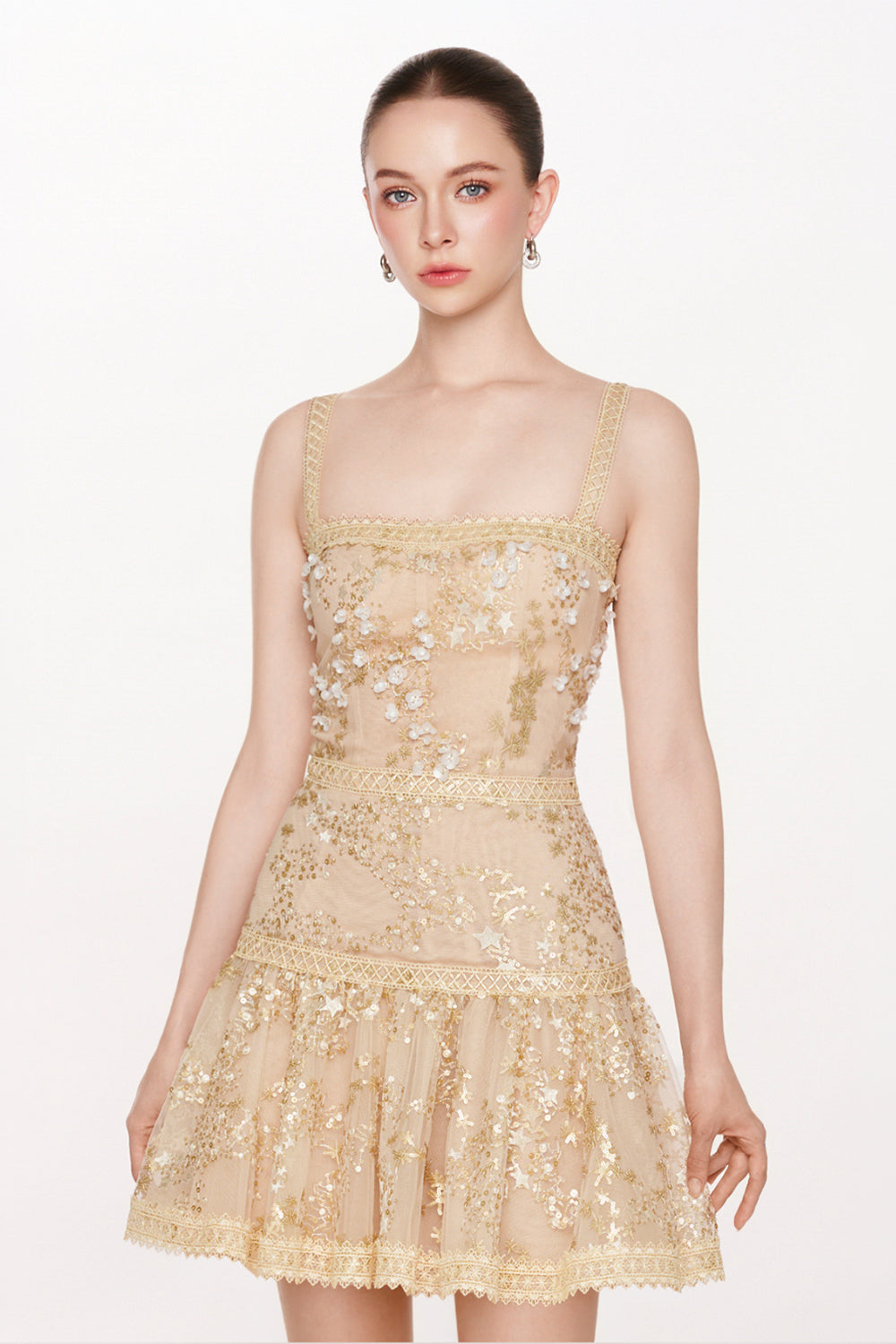 Aurielle A-line Mini Dress