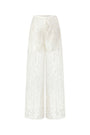 Hazel Straight See-Through Tulle Floor Length Pants