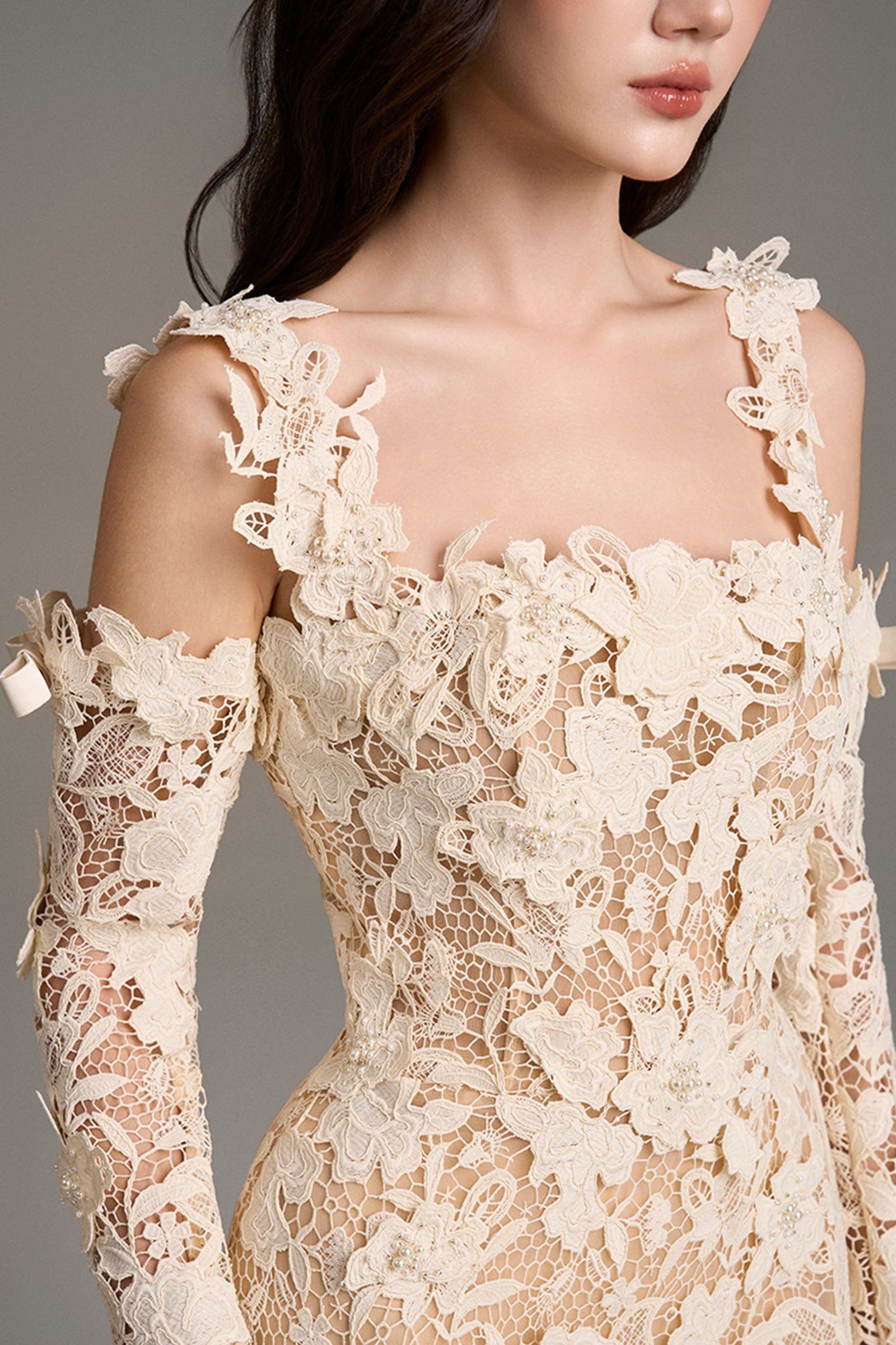 Zelle Applique Mini Dress