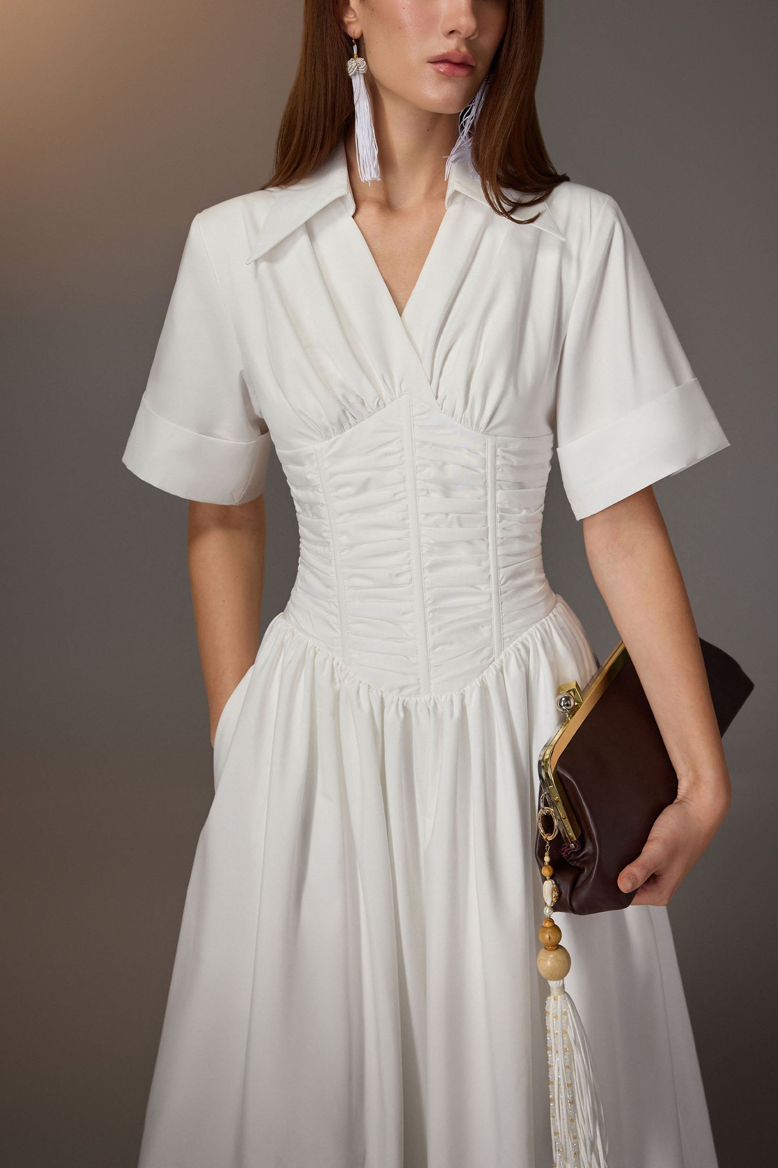 Mirel Ruched Maxi Dress