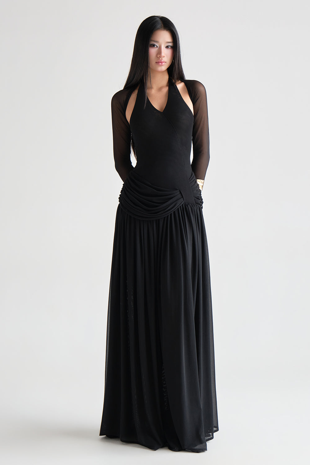 Lydia Halter Maxi Dress