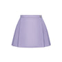 Pandora A-line Pleated Polyester Mini Skirt