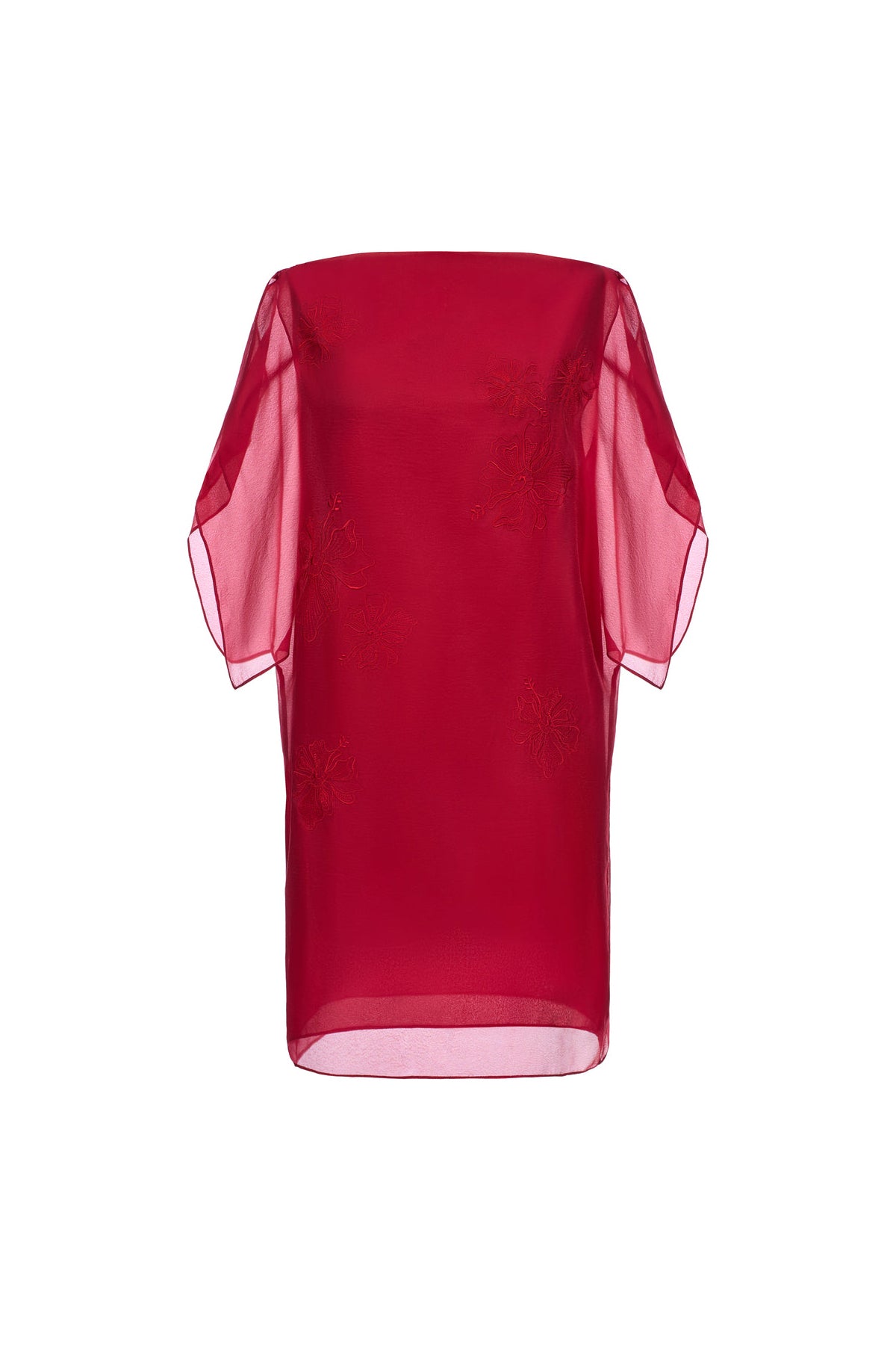 Scarlett Butterfly Sleeve Embroidery Top
