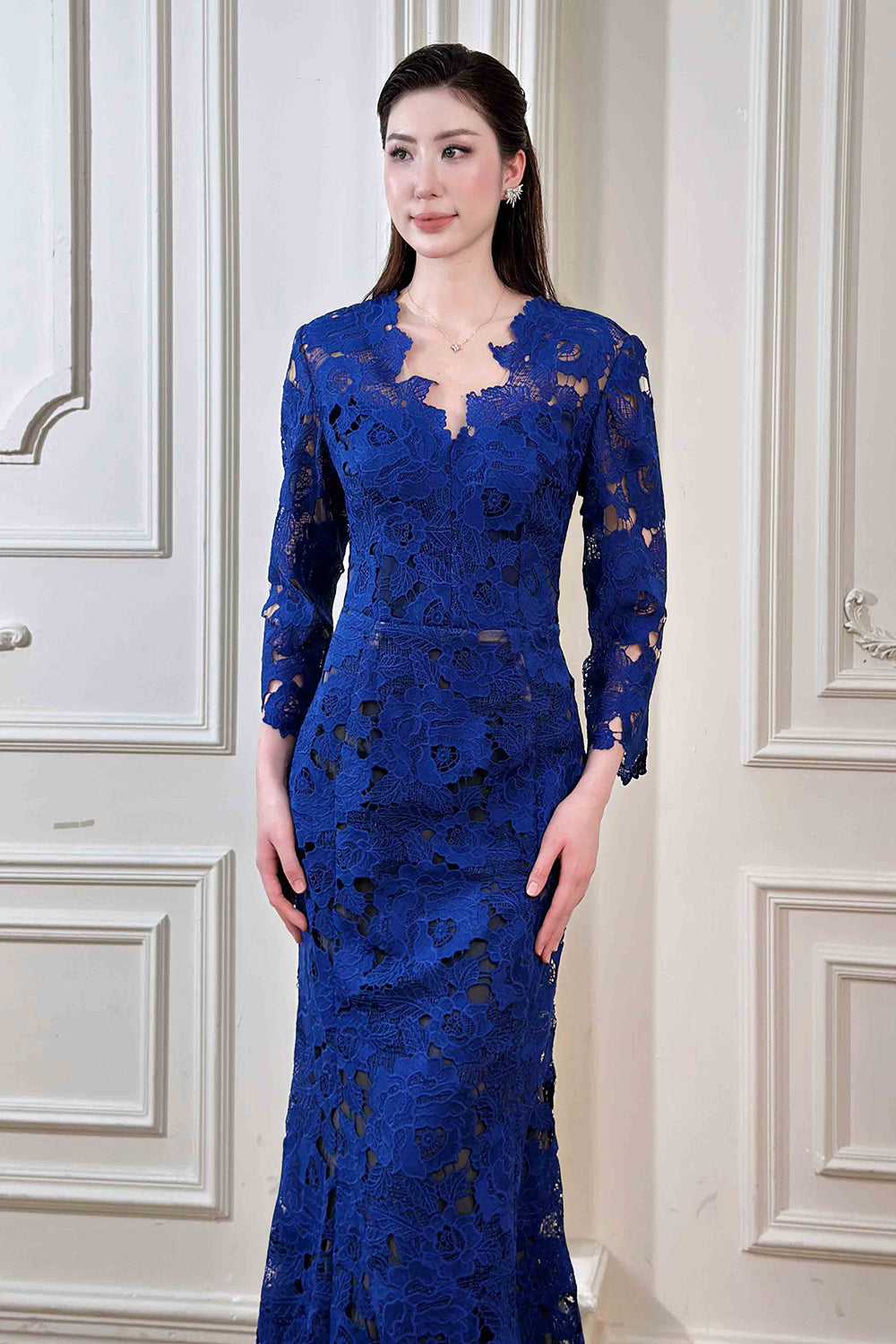 Irene V-Neck Maxi Dress