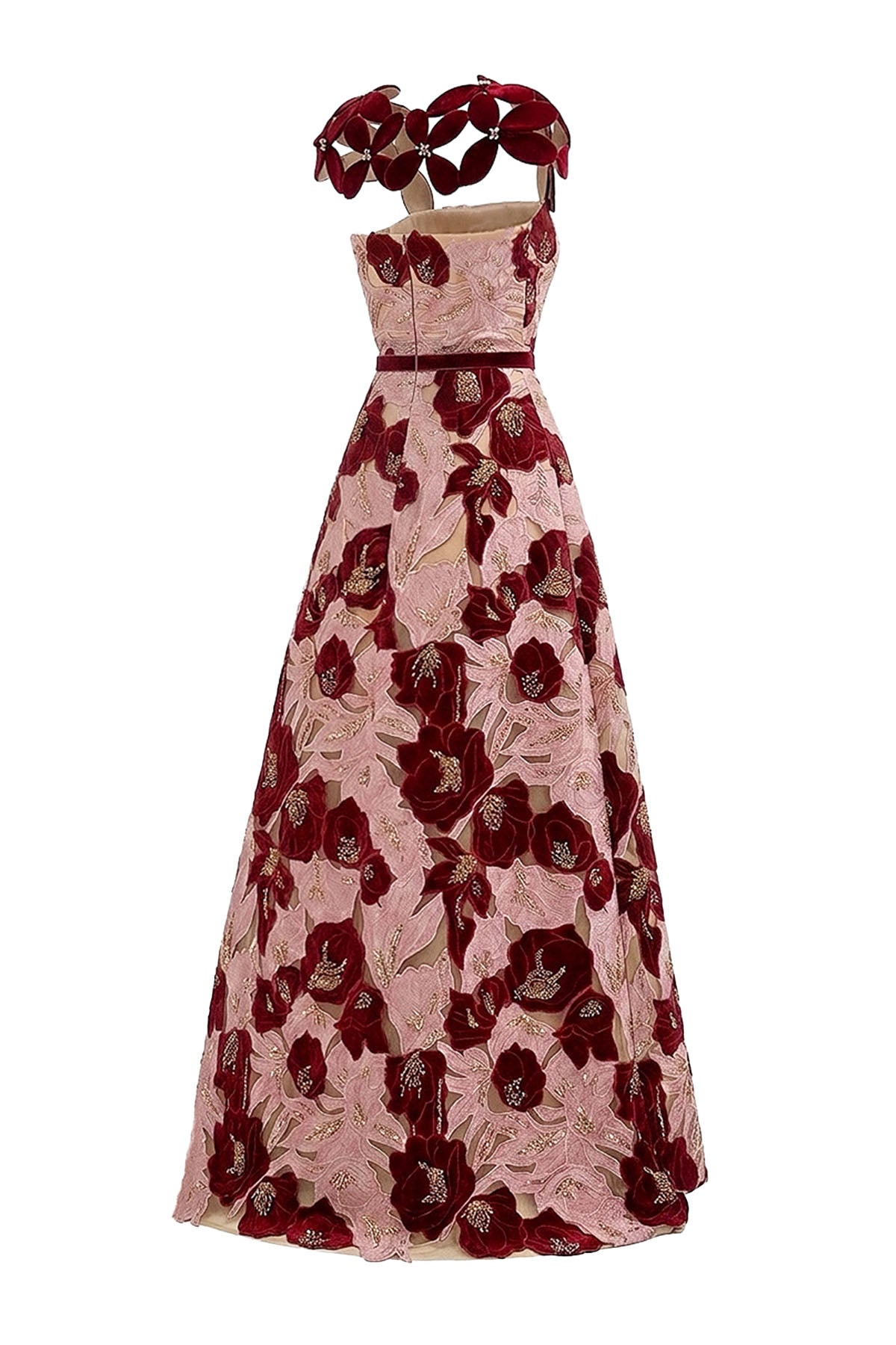 Fiora Embroidery Maxi Dress