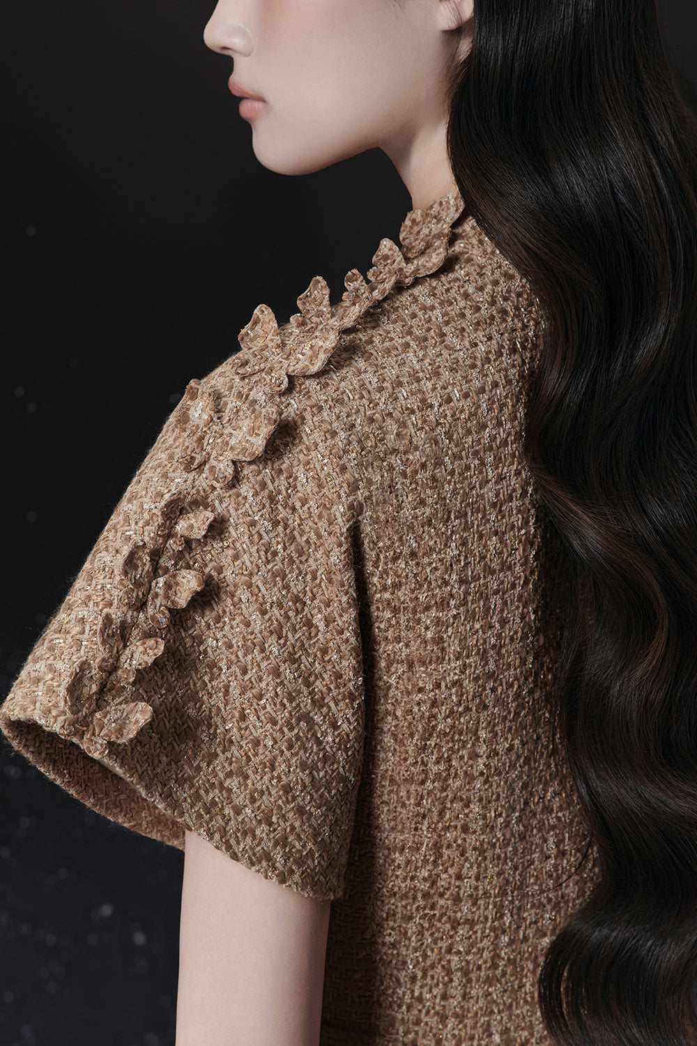 Elle Butterfly Sleeve Midi Dress